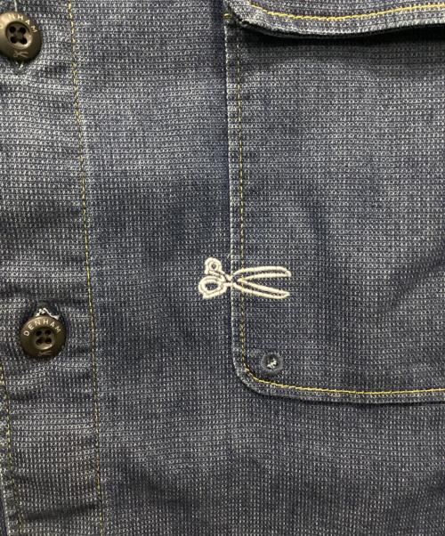Denham（デンハム）Denham (デンハム) 半袖デニムシャツ インディゴ サイズ:Sの古着・服飾アイテム