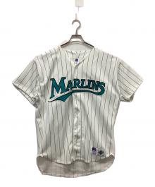 RUSSELL ATHLETIC（ラッセルアスレチック）の古着「90’s ベースボールシャツ」｜ホワイト×グリーン