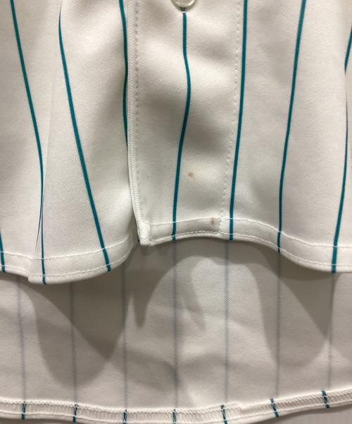 RUSSELL ATHLETIC（ラッセルアスレチック）RUSSELL ATHLETIC (ラッセルアスレチック) 90’s ベースボールシャツ ホワイト×グリーン サイズ:48の古着・服飾アイテム