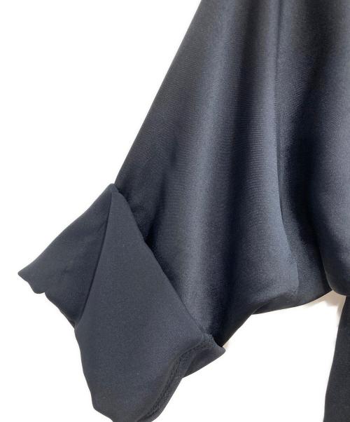 mizuiro-ind（ミズイロインド）mizuiro-ind (ミズイロインド) サテンワンピース ネイビー サイズ:FREEの古着・服飾アイテム