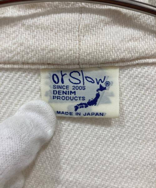 orSlow（オアスロウ）orSlow (オアスロウ) 匠フランネル作務衣 アイボリー サイズ:FREEの古着・服飾アイテム