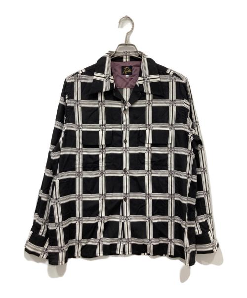 Needles（ニードルズ）Needles (ニードルズ) Classic Shirt-R/C Lawn Cloth ブラック×ホワイト サイズ:Mの古着・服飾アイテム