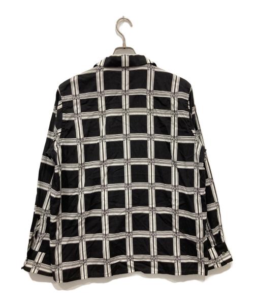 Needles（ニードルズ）Needles (ニードルズ) Classic Shirt-R/C Lawn Cloth ブラック×ホワイト サイズ:Mの古着・服飾アイテム