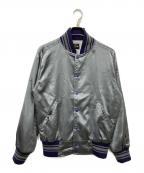 Needlesニードルズ）の古着「SATIN AWARD JACKET」｜グレー