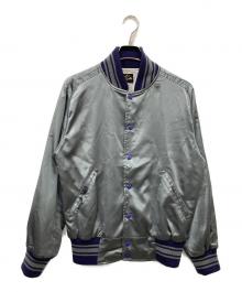 Needles（ニードルズ）の古着「SATIN AWARD JACKET」｜グレー