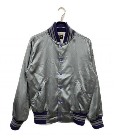 中古・古着通販】Needles (ニードルズ) SATIN AWARD JACKET グレー