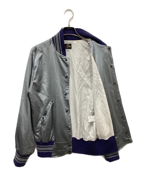 Needles（ニードルズ）Needles (ニードルズ) SATIN AWARD JACKET グレー サイズ:Mの古着・服飾アイテム