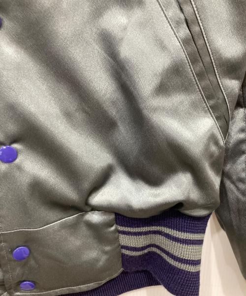 Needles（ニードルズ）Needles (ニードルズ) SATIN AWARD JACKET グレー サイズ:Mの古着・服飾アイテム