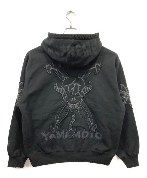 SUPREME（シュプリーム）SUPREME (シュプリーム) Y'S BY YOHJI YAMAMOTO (ワイズ バイ ヨウジヤマモト) 25FW Zip Up Hooded Sweatshirt / ジップ アップ フード スウェットシャツ ブラック サイズ:Mの古着・服飾アイテム