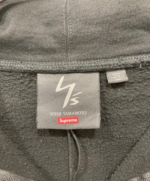 SUPREME（シュプリーム）SUPREME (シュプリーム) Y'S BY YOHJI YAMAMOTO (ワイズ バイ ヨウジヤマモト) 25FW Zip Up Hooded Sweatshirt / ジップ アップ フード スウェットシャツ ブラック サイズ:Mの古着・服飾アイテム