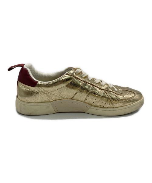 FOOT INDUSTRY（フットインダストリー）FOOT INDUSTRY (フットインダストリー) ローカットスニーカー ゴールド サイズ:27.5cｍの古着・服飾アイテム