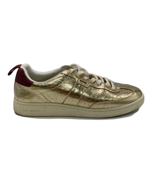 FOOT INDUSTRY（フットインダストリー）FOOT INDUSTRY (フットインダストリー) ローカットスニーカー ゴールド サイズ:27.5cｍの古着・服飾アイテム