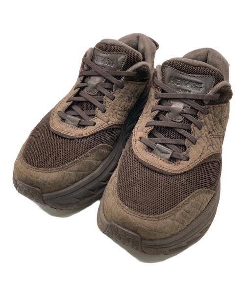 HOKA（ホカ）HOKA (ホカ) Engineered Garments (エンジニアド ガーメンツ) Bondi L ブラウン サイズ:27cmの古着・服飾アイテム