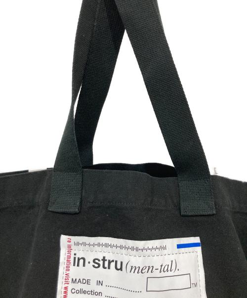 in・stru(men-tal).（インストルメンタル）in・stru(men-tal). (インストルメンタル) Big Name Tote Bag ブラックの古着・服飾アイテム