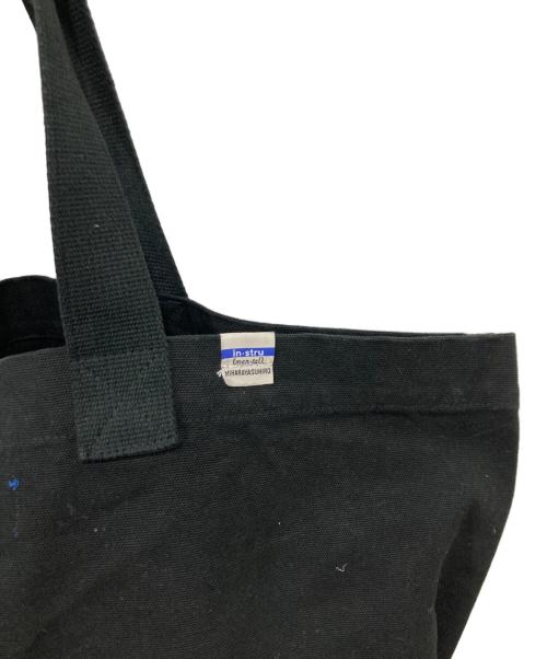 in・stru(men-tal).（インストルメンタル）in・stru(men-tal). (インストルメンタル) Big Name Tote Bag ブラックの古着・服飾アイテム