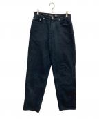 LEVI'S SILVERTABリーバイス）の古着「LOOSEブラックデニムパンツ」｜ブラック