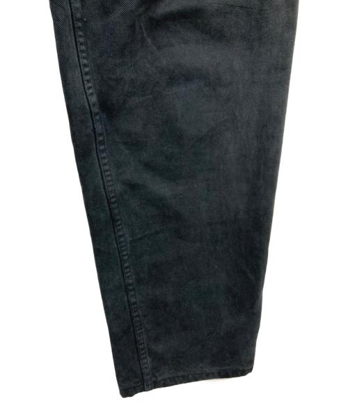 LEVI'S SILVERTAB（リーバイス）LEVI'S silvertab (リーバイス) LOOSEブラックデニムパンツ ブラック サイズ:30の古着・服飾アイテム