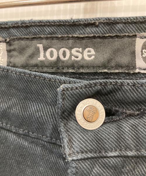LEVI'S SILVERTAB（リーバイス）LEVI'S silvertab (リーバイス) LOOSEブラックデニムパンツ ブラック サイズ:30の古着・服飾アイテム