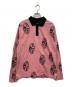 stussy（ステューシー）の古着「MASK LONG SLEEVE POLO」｜ピンク