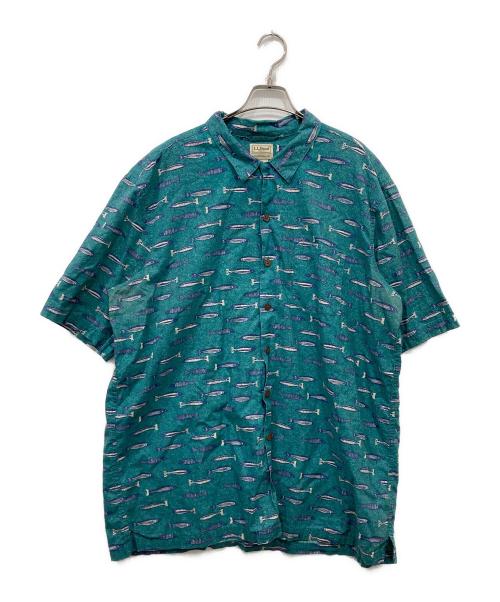 L.L.Bean（エルエルビーン）L.L.Bean (エルエルビーン) オープンカラーシャツ グリーン サイズ:XLの古着・服飾アイテム