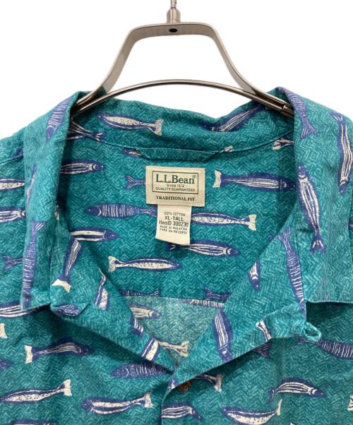 L.L.Bean（エルエルビーン）L.L.Bean (エルエルビーン) オープンカラーシャツ グリーン サイズ:XLの古着・服飾アイテム