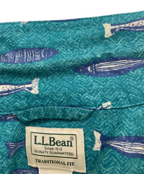 L.L.Bean（エルエルビーン）L.L.Bean (エルエルビーン) オープンカラーシャツ グリーン サイズ:XLの古着・服飾アイテム