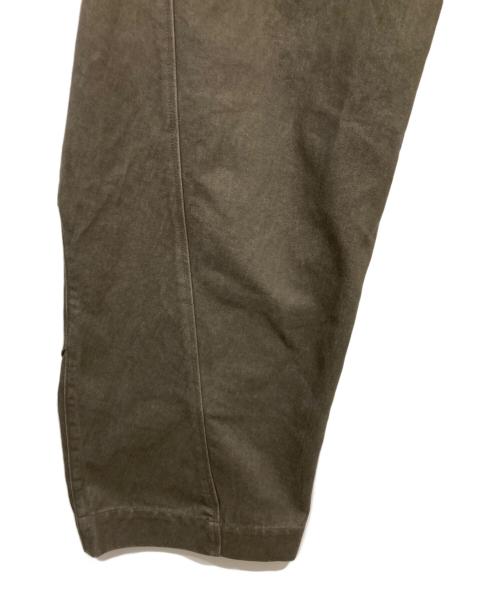 norybrand（ノーリーブランド）norybrand (ノーリーブランド) カーブフィットパンツ カーキ サイズ:Mの古着・服飾アイテム