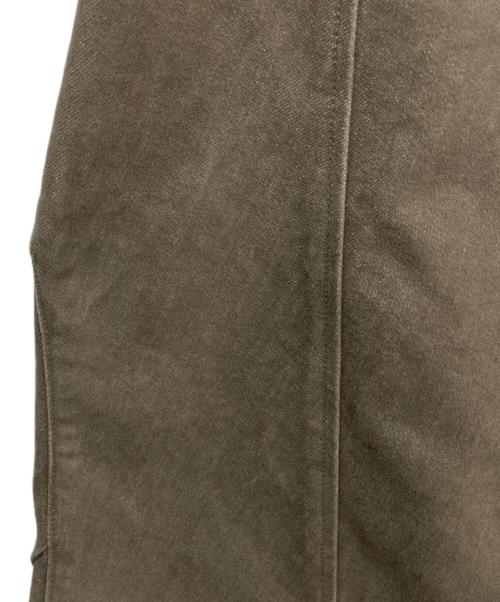 norybrand（ノーリーブランド）norybrand (ノーリーブランド) カーブフィットパンツ カーキ サイズ:Mの古着・服飾アイテム