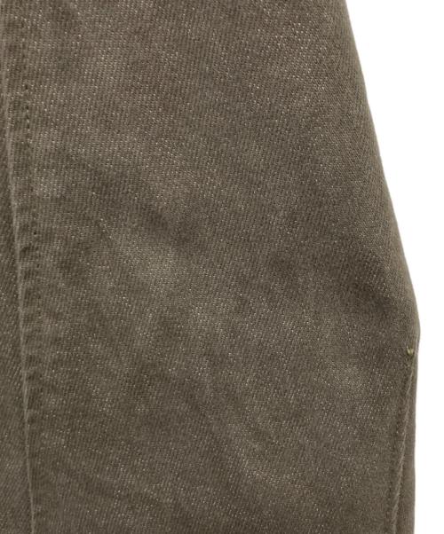 norybrand（ノーリーブランド）norybrand (ノーリーブランド) カーブフィットパンツ カーキ サイズ:Mの古着・服飾アイテム