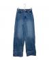 ronron（ロンロン）の古着「PATCH ROLL UP DENIM PANTS WHITE DOT」｜インディゴ