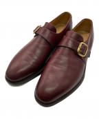 Ducker & Sonダッカー・アンド・サン）の古着「モンクストラップシューズ」｜ボルドー