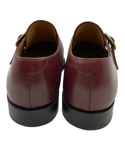 Ducker & Son（ダッカー・アンド・サン）Ducker & Son (ダッカー・アンド・サン) モンクストラップシューズ ボルドー サイズ:6 1/2の古着・服飾アイテム