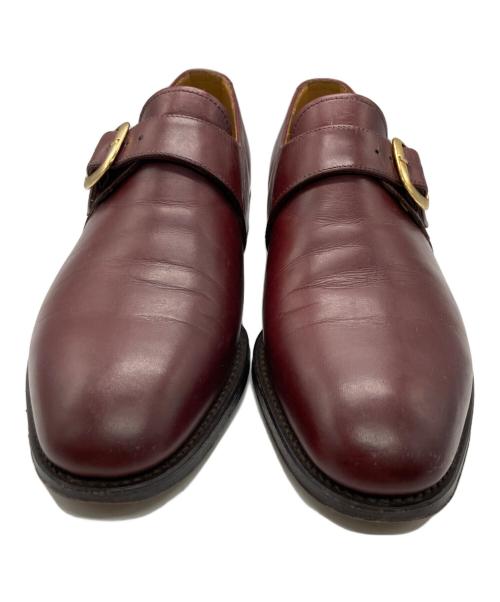 Ducker & Son（ダッカー・アンド・サン）Ducker & Son (ダッカー・アンド・サン) モンクストラップシューズ ボルドー サイズ:6 1/2の古着・服飾アイテム