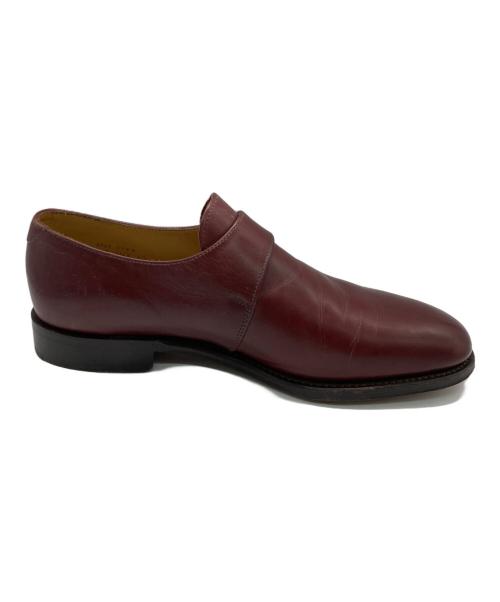 Ducker & Son（ダッカー・アンド・サン）Ducker & Son (ダッカー・アンド・サン) モンクストラップシューズ ボルドー サイズ:6 1/2の古着・服飾アイテム
