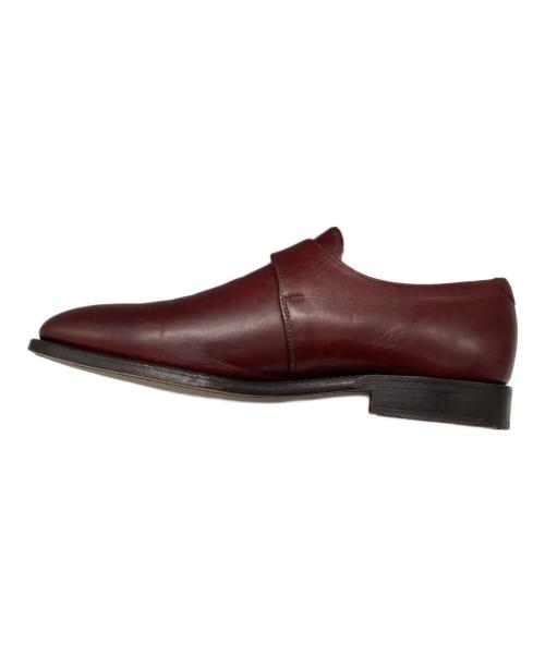 Ducker & Son（ダッカー・アンド・サン）Ducker & Son (ダッカー・アンド・サン) モンクストラップシューズ ボルドー サイズ:6 1/2の古着・服飾アイテム