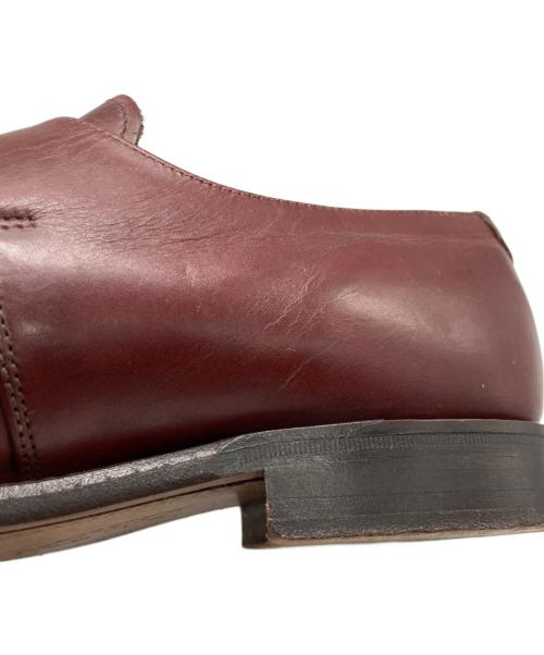 Ducker & Son（ダッカー・アンド・サン）Ducker & Son (ダッカー・アンド・サン) モンクストラップシューズ ボルドー サイズ:6 1/2の古着・服飾アイテム