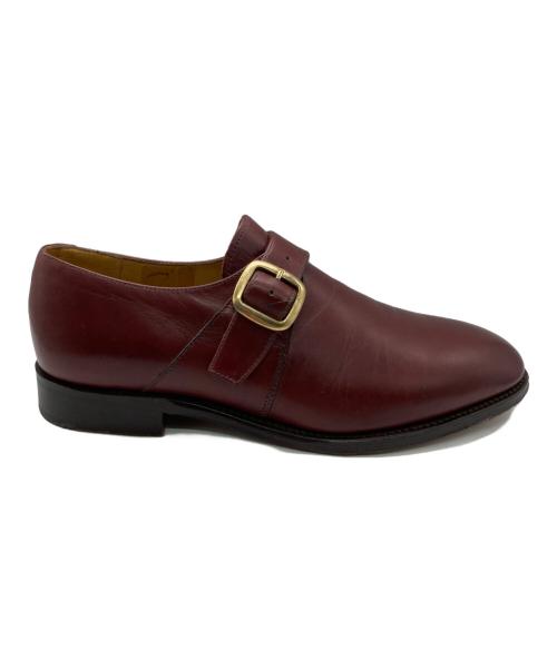 Ducker & Son（ダッカー・アンド・サン）Ducker & Son (ダッカー・アンド・サン) モンクストラップシューズ ボルドー サイズ:6 1/2の古着・服飾アイテム