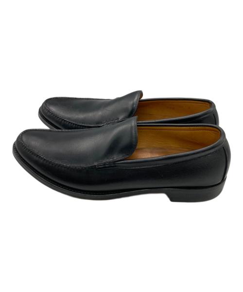 Nettleton（ネットルトン）Nettleton (ネットルトン) ヴァンプローファー ブラック サイズ:9の古着・服飾アイテム