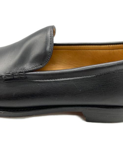 Nettleton（ネットルトン）Nettleton (ネットルトン) ヴァンプローファー ブラック サイズ:9の古着・服飾アイテム