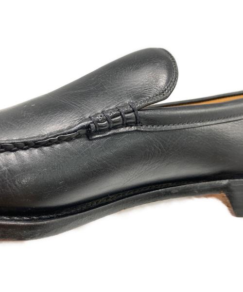 Nettleton（ネットルトン）Nettleton (ネットルトン) ヴァンプローファー ブラック サイズ:9の古着・服飾アイテム