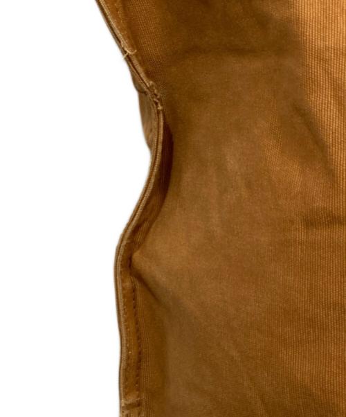 IL BISONTE（イル ビゾンテ）IL BISONTE (イル ビゾンテ) レザーキャンバス キャンディバッグ ブラウンの古着・服飾アイテム