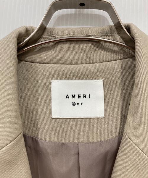 Ameri（アメリ）AMERI (アメリ) PEPLUM JACKET ベージュ サイズ:Sの古着・服飾アイテム