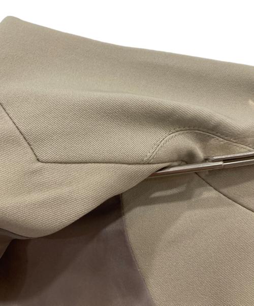 Ameri（アメリ）AMERI (アメリ) PEPLUM JACKET ベージュ サイズ:Sの古着・服飾アイテム