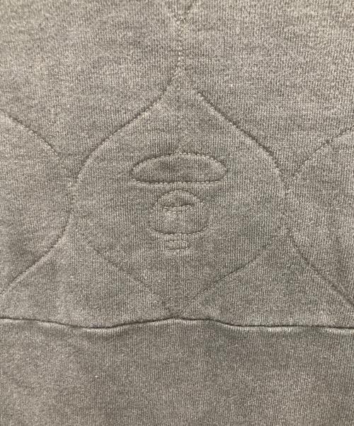 A BATHING APE（アベイシングエイプ）A BATHING APE (アベイシングエイプ) 刺繍デザインスウェット ブラック サイズ:Lの古着・服飾アイテム