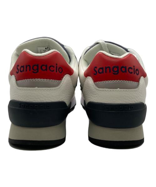 Sangacio（サンガッチョ）SANGACIO (サンガッチョ) 10周年記念トリコロールスニーカー ホワイト サイズ:25cmの古着・服飾アイテム
