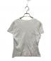 Christian Dior (クリスチャン ディオール) Vネック半袖Tシャツ デニムロゴT ホワイト サイズ:40：38000円