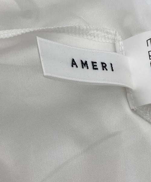Ameri（アメリ）Ameri (アメリ) 花柄シアー長袖カットソー ホワイト サイズ:Freeの古着・服飾アイテム