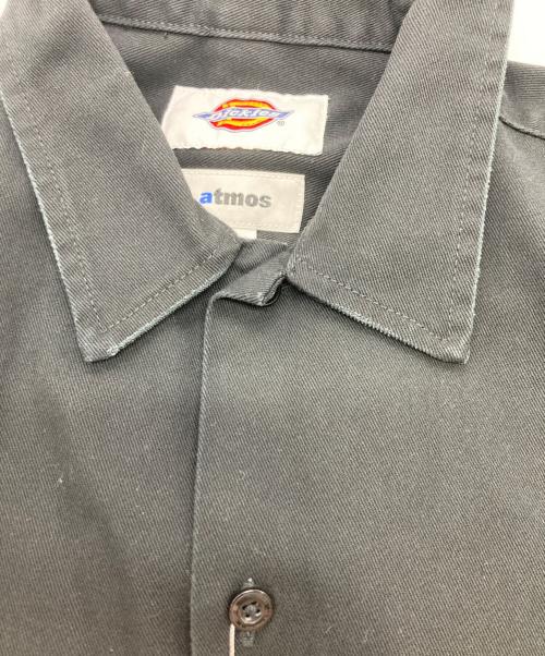 ATMOS（アトモス）ATMOS (アトモス) Dickies (ディッキーズ) Utility WORK SS SHIRT ブラック サイズ:Lの古着・服飾アイテム