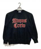 ATMOSアトモス）の古着「Flocky Print Sweatshirt」｜ブラック