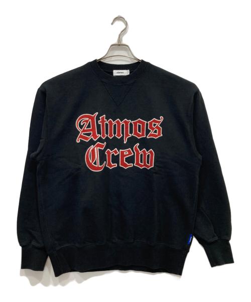 ATMOS（アトモス）ATMOS (アトモス) Flocky Print Sweatshirt ブラック サイズ:L 未使用品の古着・服飾アイテム